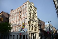 11 Prince St With A Trompe L Oeil Mural Imitating The Design of the Building Iron Facade By Richard Haas At Greene St In SoHo New York City.jpg